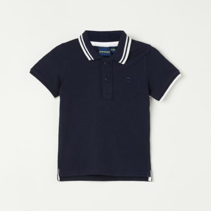 JUNIORS Polo T-shirt with Contrast Trim