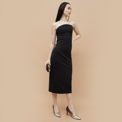 GINGER Solid Tube Dress