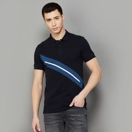 UNITED COLORS OF BENETTON Striped Polo T-shirt