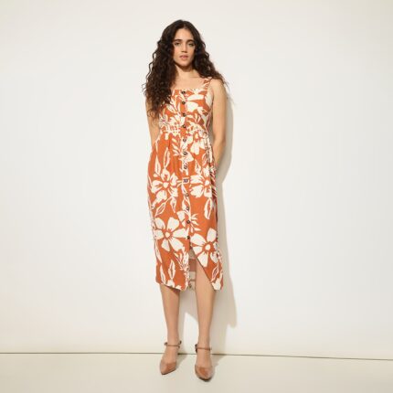 ONLY Floral Printed Midi Dress