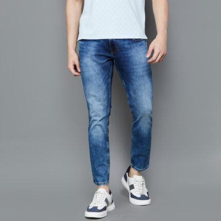 SPYKAR Stonewashed Kano Jeans (Slim Tapered)