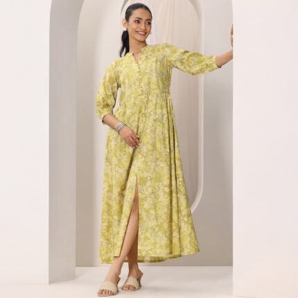 LIBAS Floral Print Maxi Dress