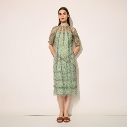 ONLY Floral Print Tiered Dress